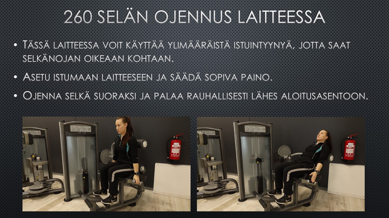 selän ojennus