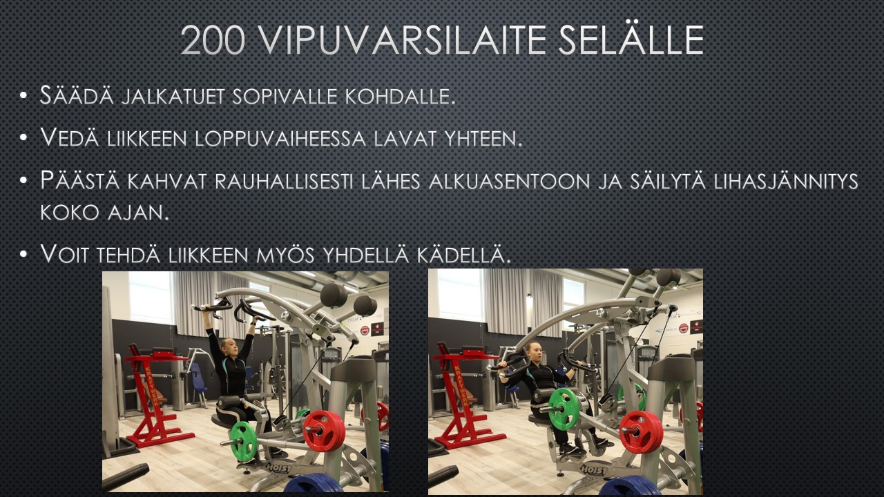 vipuvarsilaite selälle